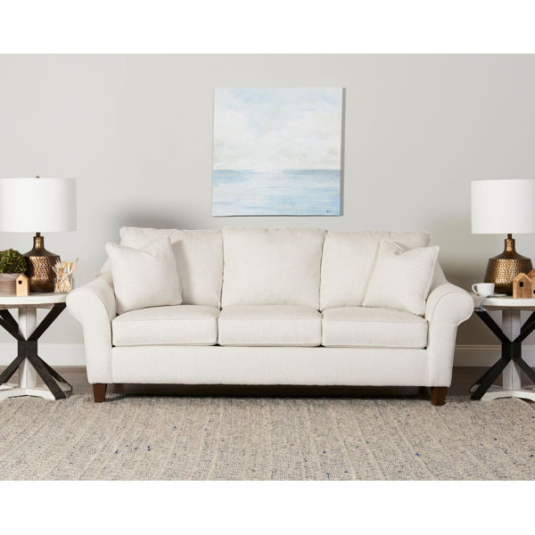 Wayfair Custom Upholstery™ Litzy 91" Rolled Arm Sofa with Reversible